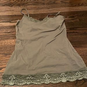 Dark green express size small cami